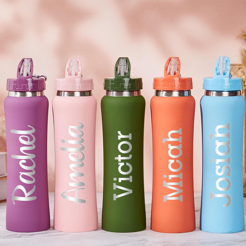 Flask Stainless Steel - Personalized Name Stainless Steel Water Bottle