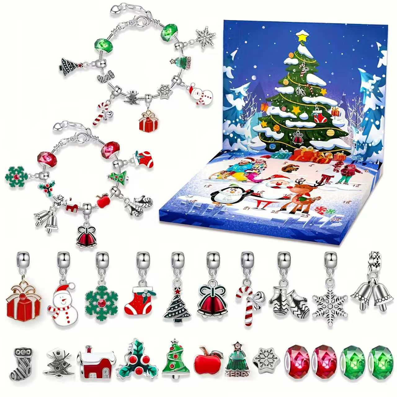 Men Accessories Box - Creative Christmas 24-Day Countdown Calendar Box