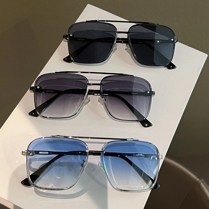 Men'S Accessories Glasses - Square Sunglasses Men Metail Frame Glasses