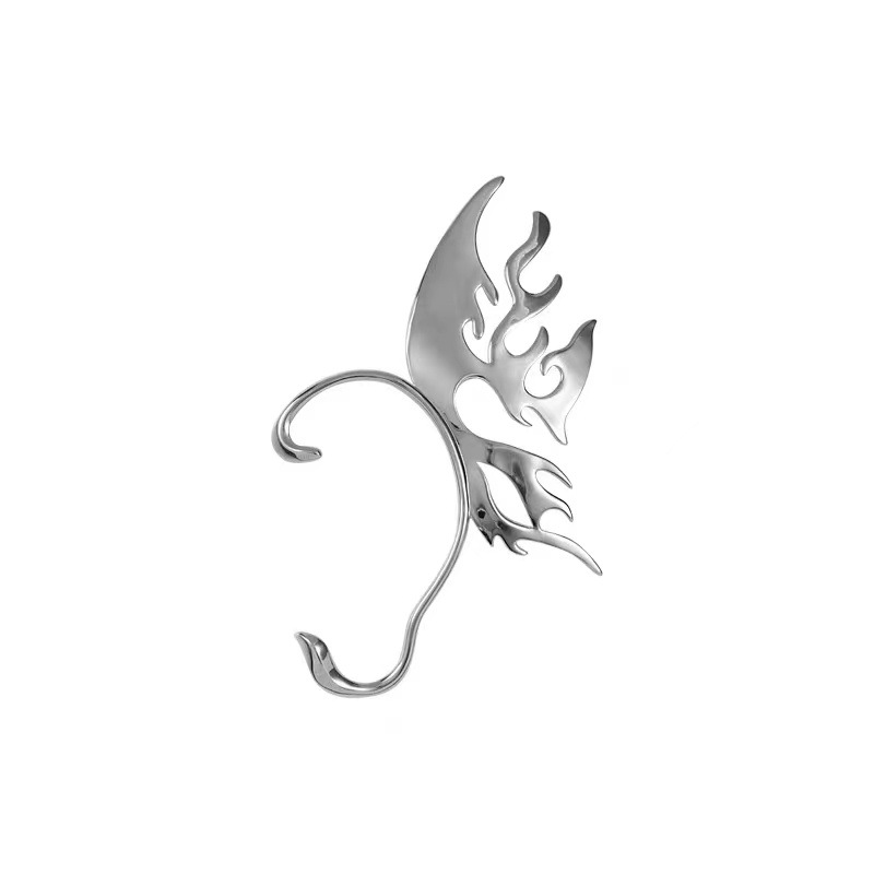 HUANZHI Silver Color Mechanica - Men Accessories Earrings ulasan dan harga