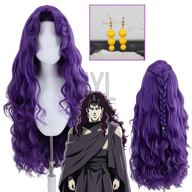 Anime JOJO Kars Cosplay Wig Pu - Men Accessories Earrings ulasan dan harga