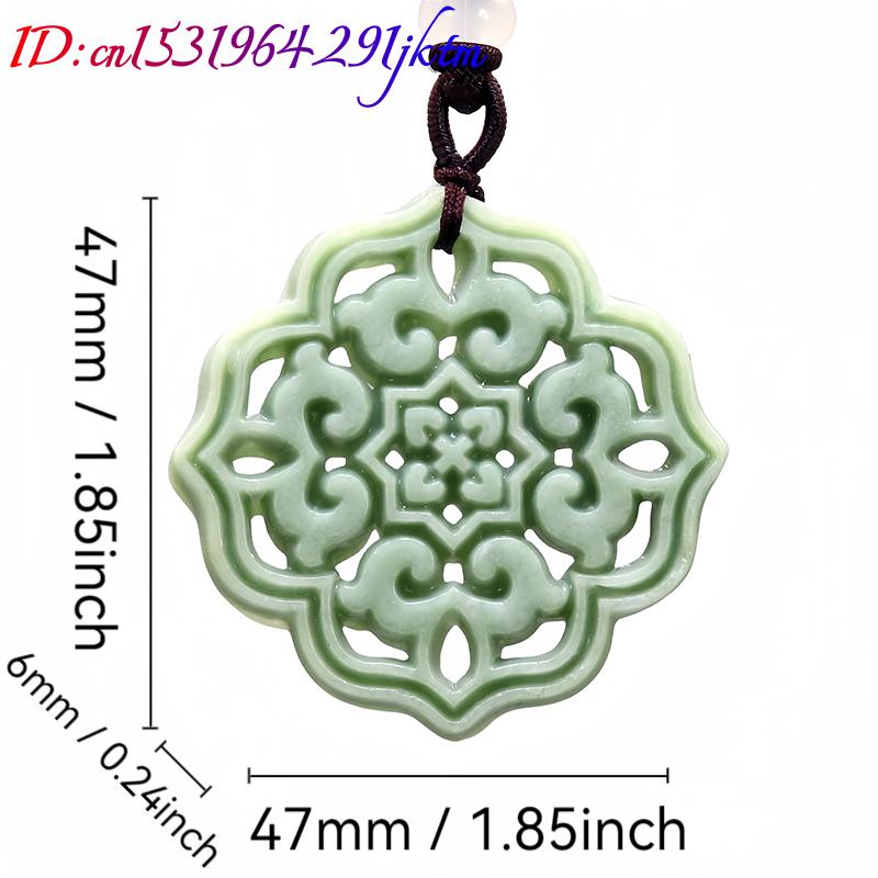 Natural Real Jade Flower Penda - Men'S Accessories Fashion ulasan dan harga