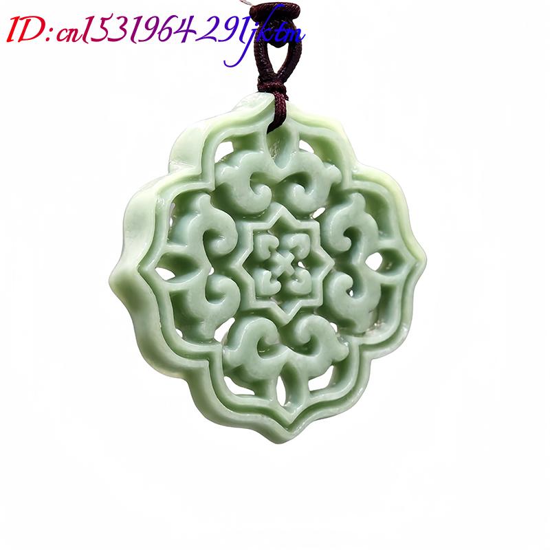 Natural Real Jade Flower Penda - Men'S Accessories Fashion ulasan dan harga