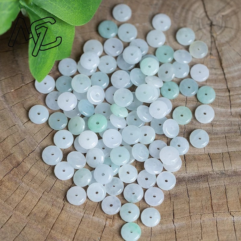 10pcs Natural Emerald White Ja - Men'S Accessories Fashion ulasan dan harga