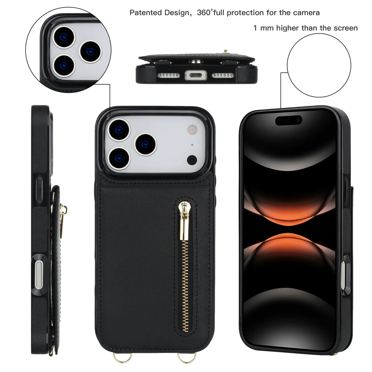 Crossbody Zipper Wallet Card H - Phone Wallet Combo ulasan dan harga