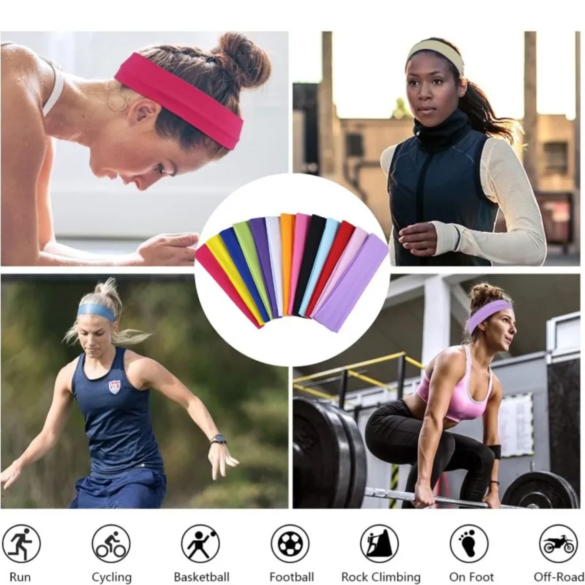 Elastic Macaron Color Sports Q - Men'S Yoga Accessories ulasan dan harga