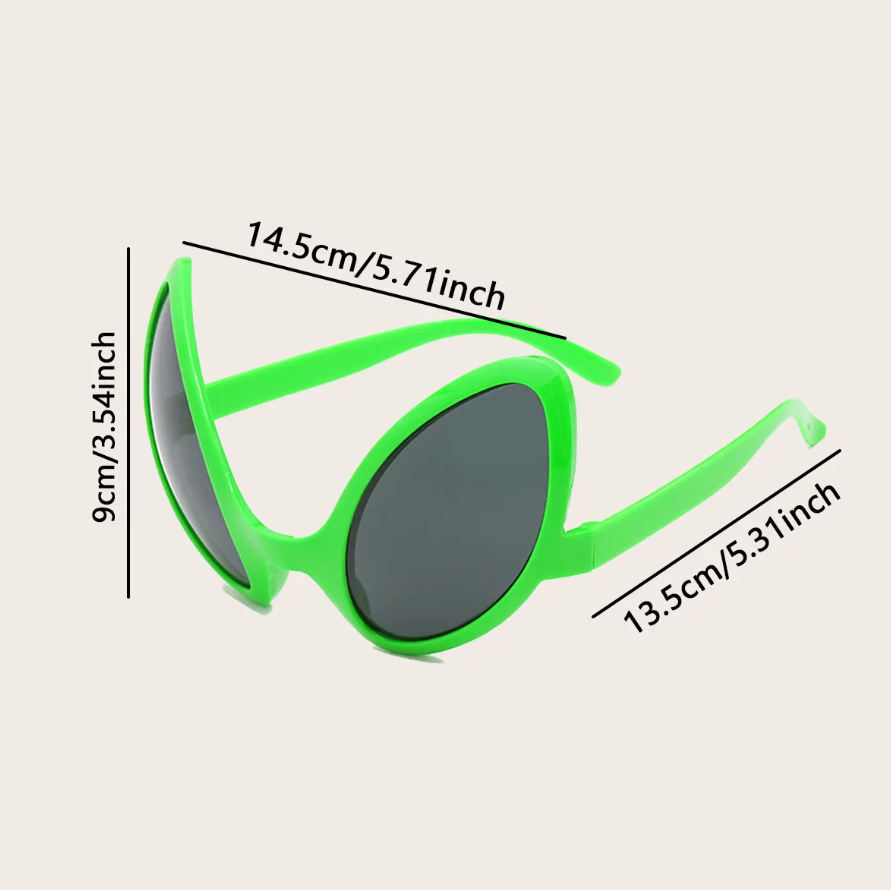 Green Alien Martian Quirky Sun - Men'S Accessories Glasses ulasan dan harga