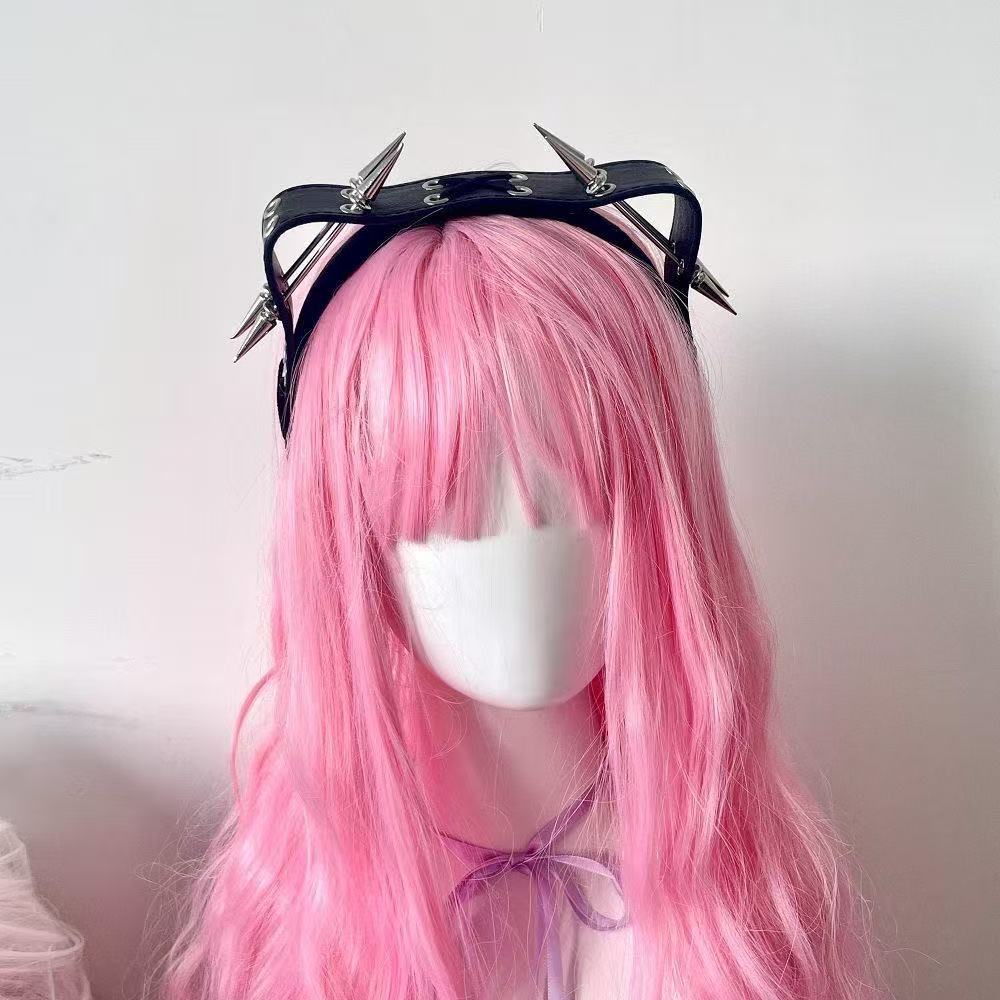 Punk Harajuku Rivet Headband,  - Men Accessories Earrings ulasan dan harga