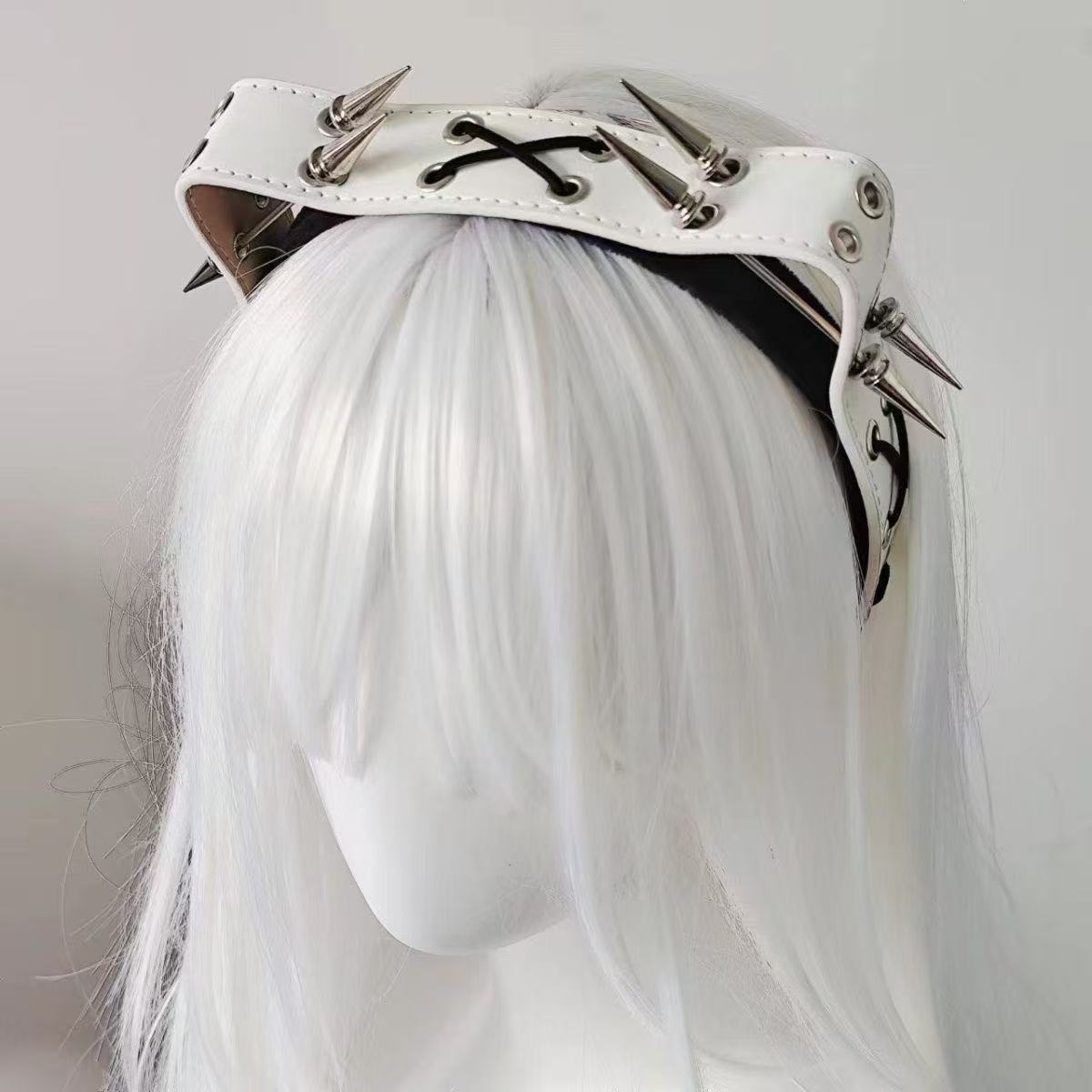 Punk Harajuku Rivet Headband,  - Men Accessories Earrings ulasan dan harga