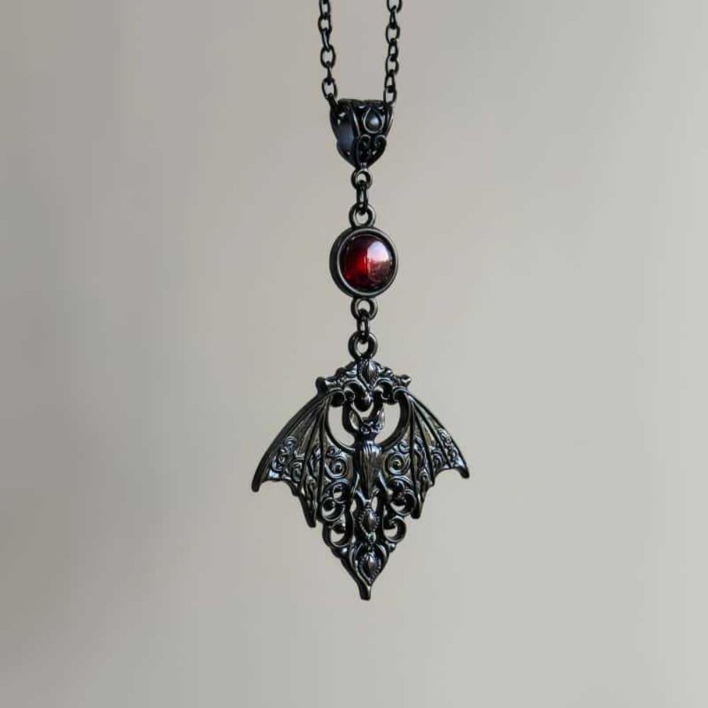 Gothic Punk Hollowed-out Black - Men'S Vampire Accessories ulasan dan harga