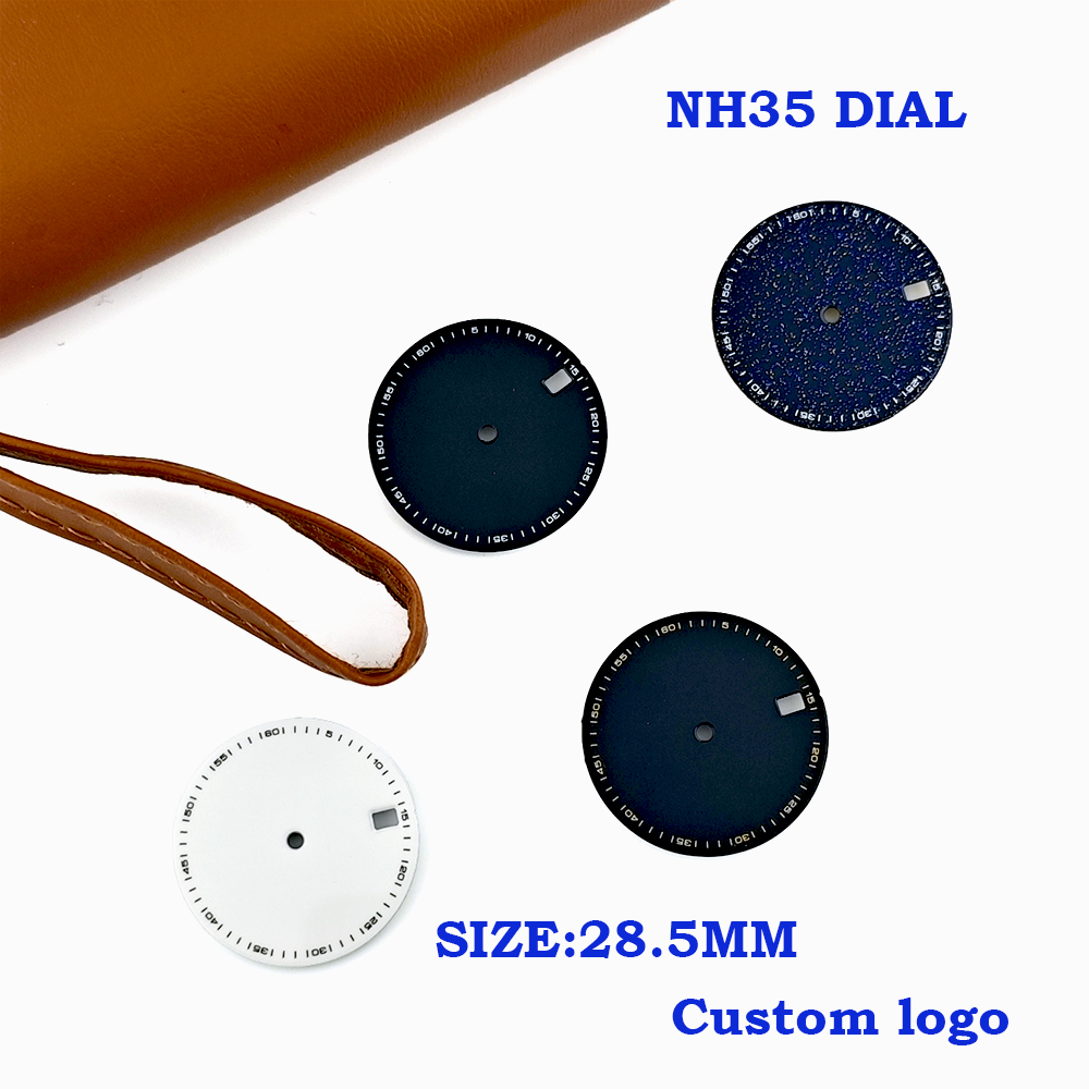 28.5mm Customized Logo NH35 Bl - Men Accessories Logo ulasan dan harga