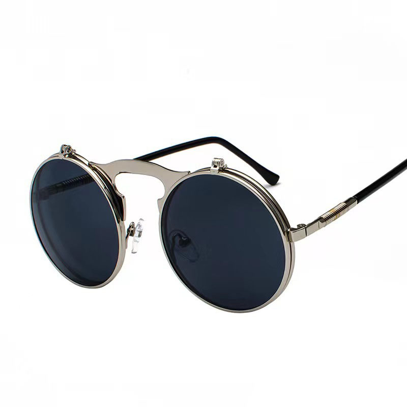 Retro Steampunk Red Round Sung - Men'S Accessories Glasses ulasan dan harga