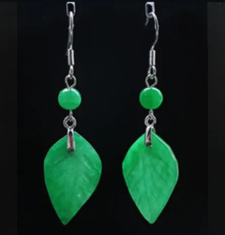 Customized Natural Green Jade  - Men Accessories Earrings ulasan dan harga