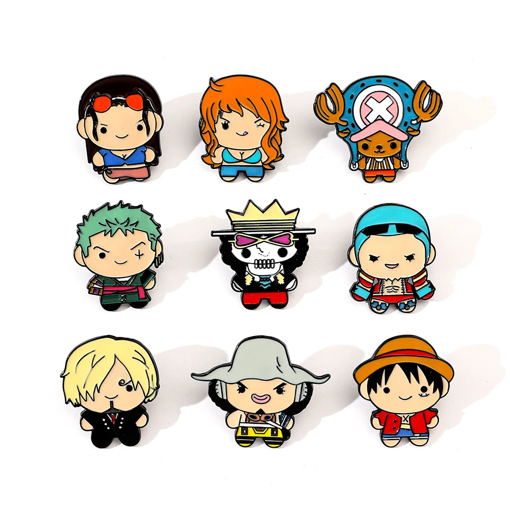 9 Pcs Creative Cartoon Brooch  - Lapel Pin Enamel ulasan dan harga
