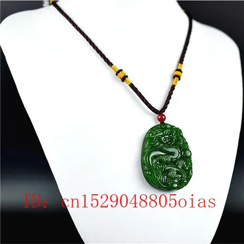 Natural Green Chinese Jade Dra - Men'S Accessories Fashion ulasan dan harga