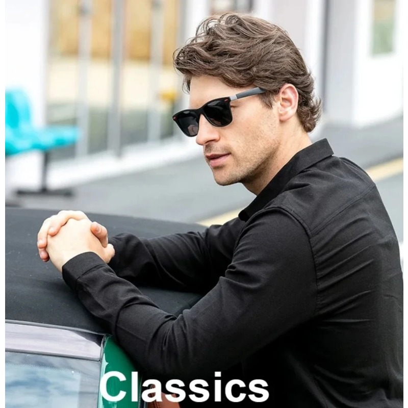 Classic Retro PC Frame Sunglas - Men'S Accessories Glasses ulasan dan harga