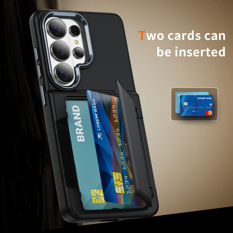 New Solid Color Frosted PC Wal - Phone Wallet Combo ulasan dan harga