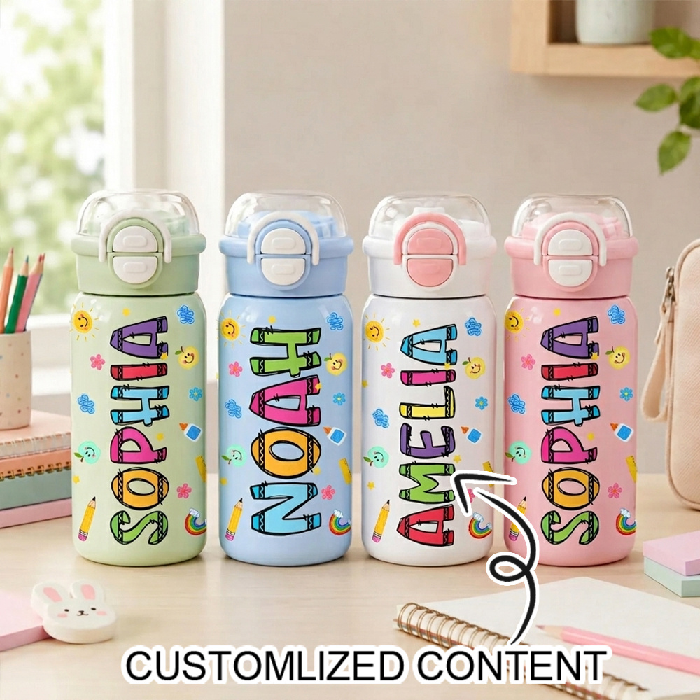 Custom Name Kids Stainless Ste - Flask Stainless Steel ulasan dan harga