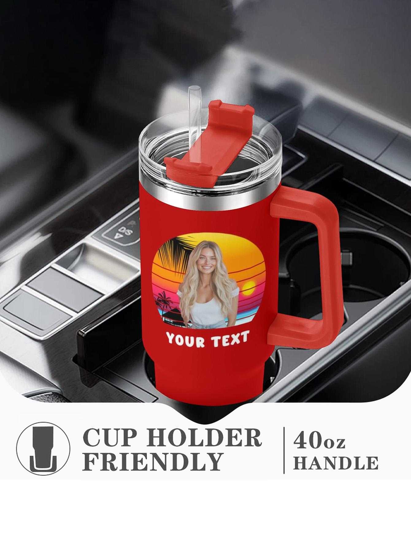Personalized 40 ounce water cu - Flask Stainless Steel ulasan dan harga
