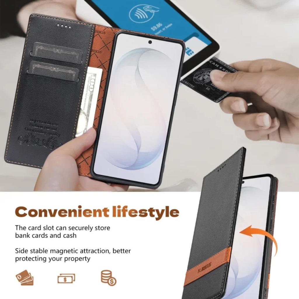 RFID Blocking Card Holder Wall - Phone Wallet Combo ulasan dan harga