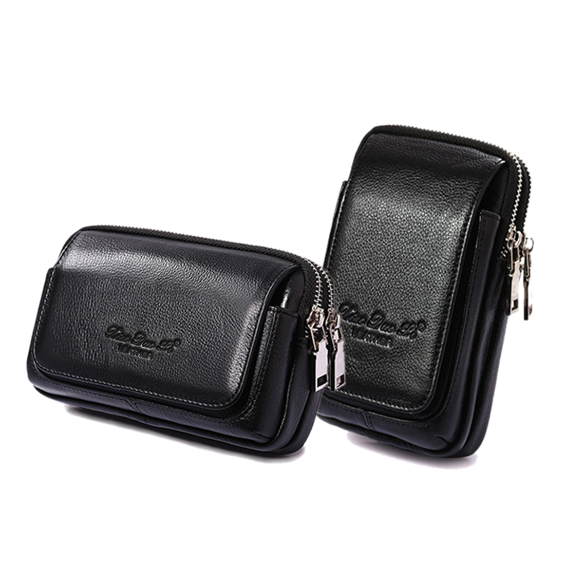 Men Genuine Leather Waist Fann - Men Accessories Box ulasan dan harga