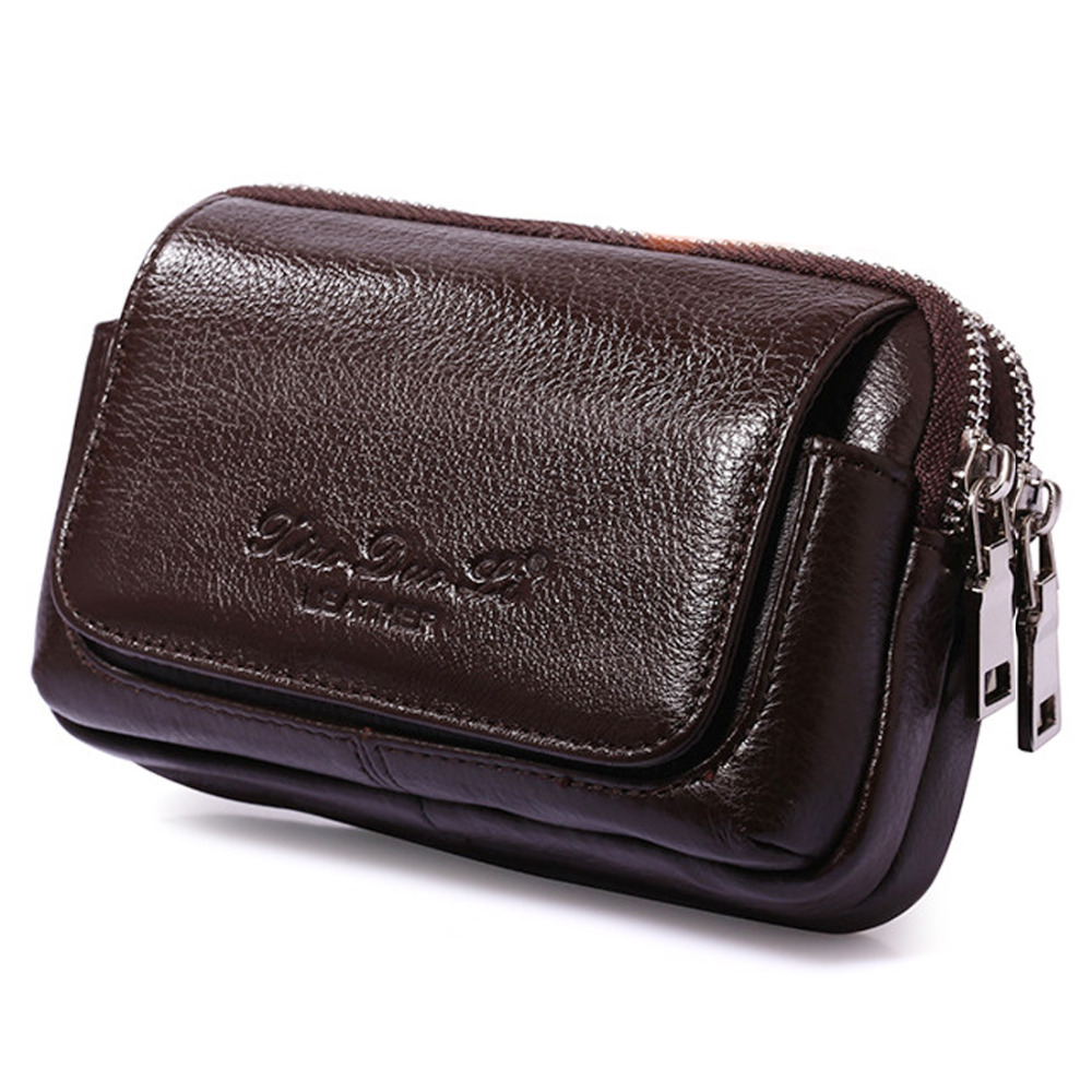 Men Genuine Leather Waist Fann - Men Accessories Box ulasan dan harga