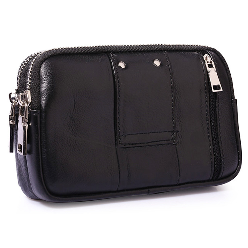 Men Genuine Leather Waist Fann - Men Accessories Box ulasan dan harga