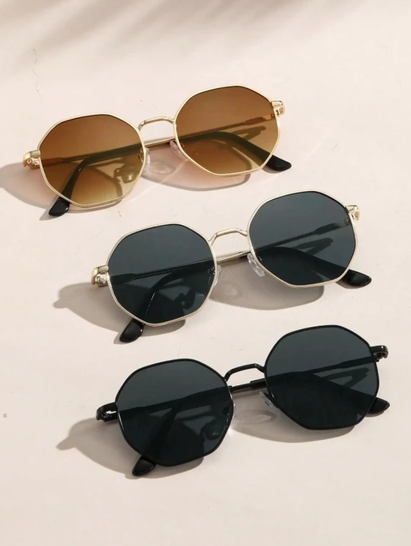 1/3 Pcs Metal Geometric-Round  - Men'S Accessories Glasses ulasan dan harga