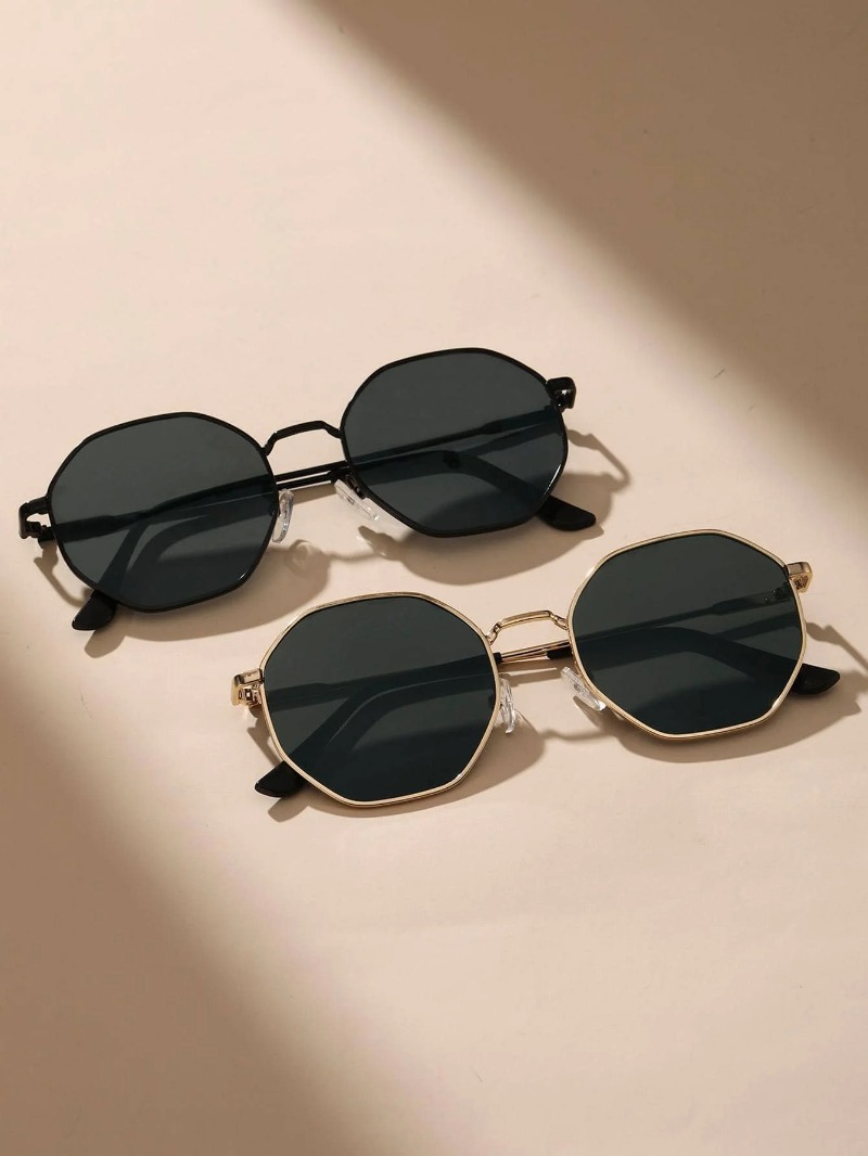 1/3 Pcs Metal Geometric-Round  - Men'S Accessories Glasses ulasan dan harga