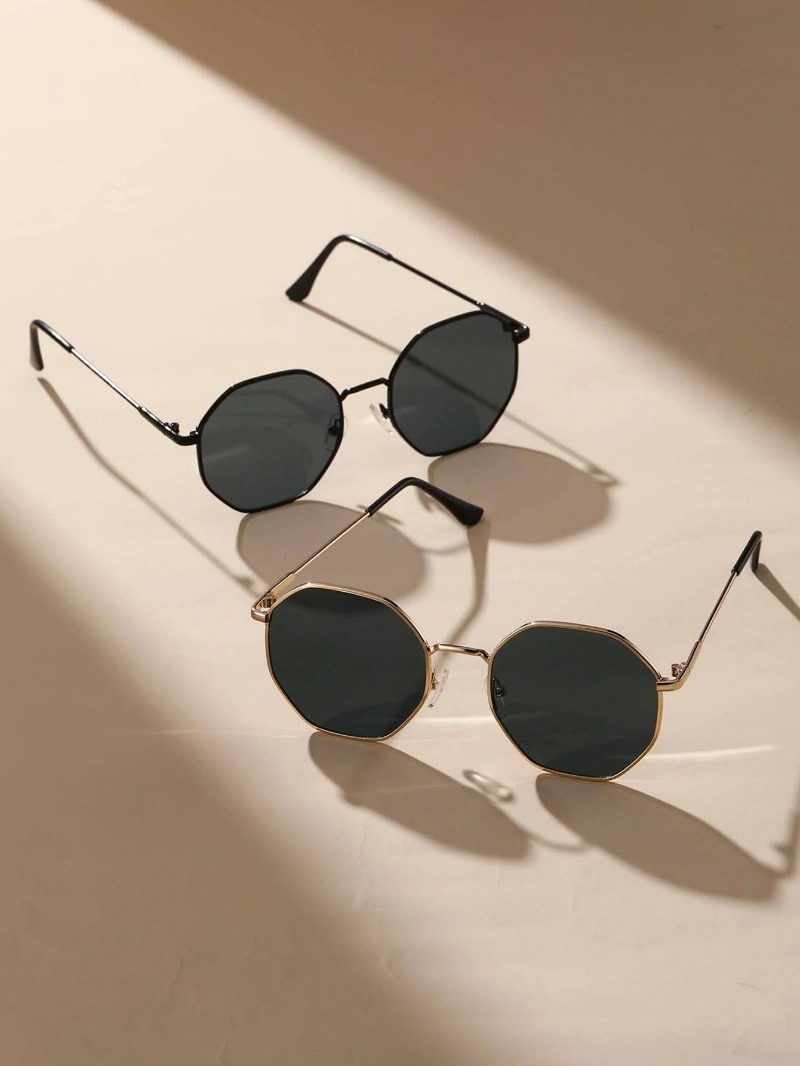 1/3 Pcs Metal Geometric-Round  - Men'S Accessories Glasses ulasan dan harga