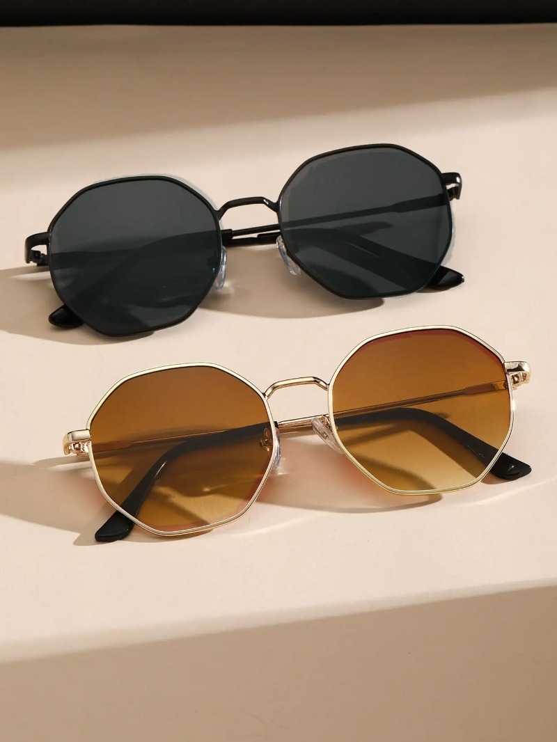 1/3 Pcs Metal Geometric-Round  - Men'S Accessories Glasses ulasan dan harga
