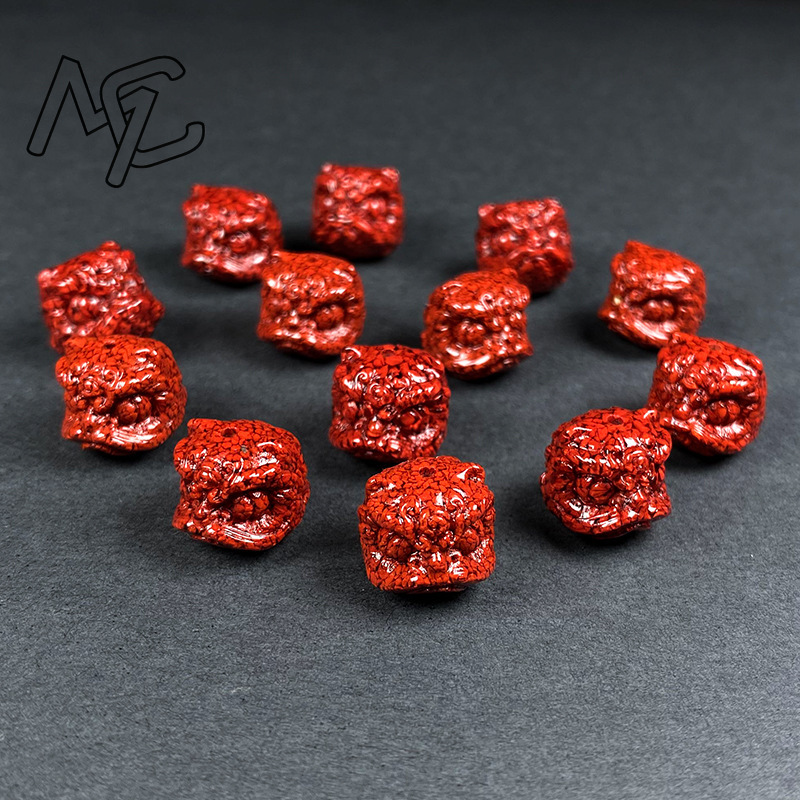 10pc Natural Cinnabar Crystal  - Men Accessories Earrings ulasan dan harga