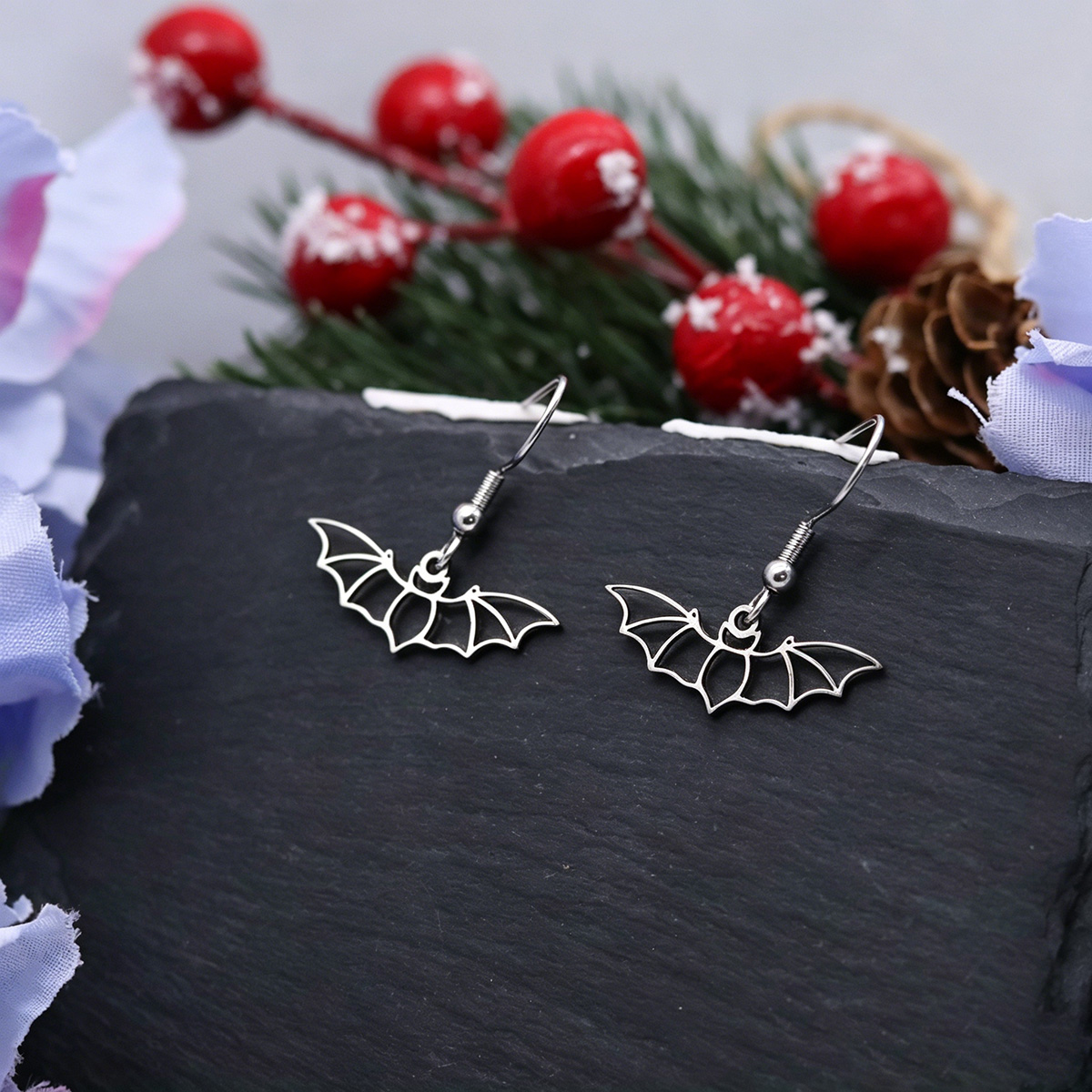 QIAMNI Gothic Vampire Bat Dang - Men'S Vampire Accessories ulasan dan harga