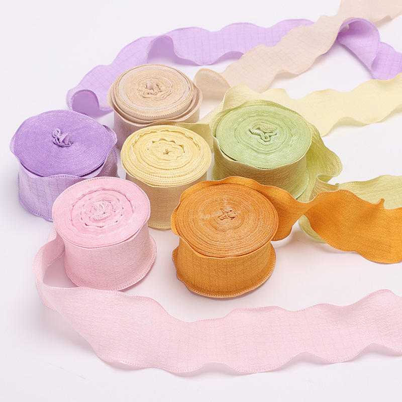 Bubble Wrinkled Ribbon, DIY Gi - Men Accessories Bouquet ulasan dan harga