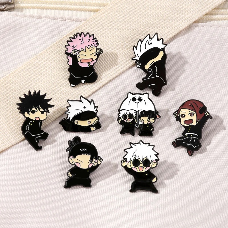 8pcs Anime Itadori Yuji Enamel - Lapel Pin Enamel ulasan dan harga