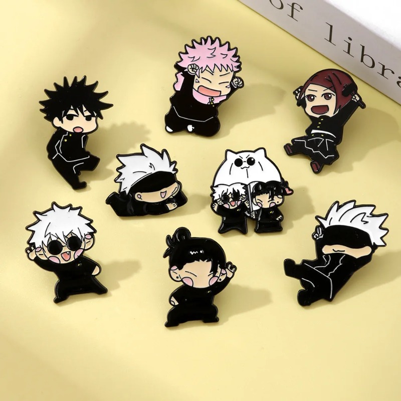 8pcs Anime Itadori Yuji Enamel - Lapel Pin Enamel ulasan dan harga