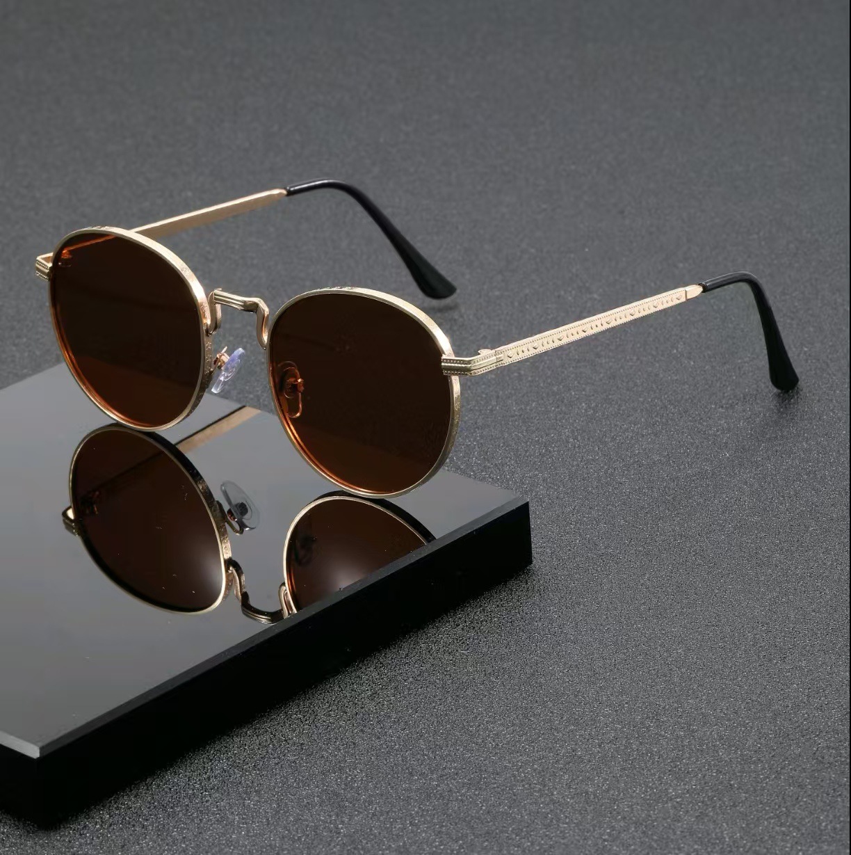 Fashion Classic Round Sunglass - Men'S Accessories Glasses ulasan dan harga