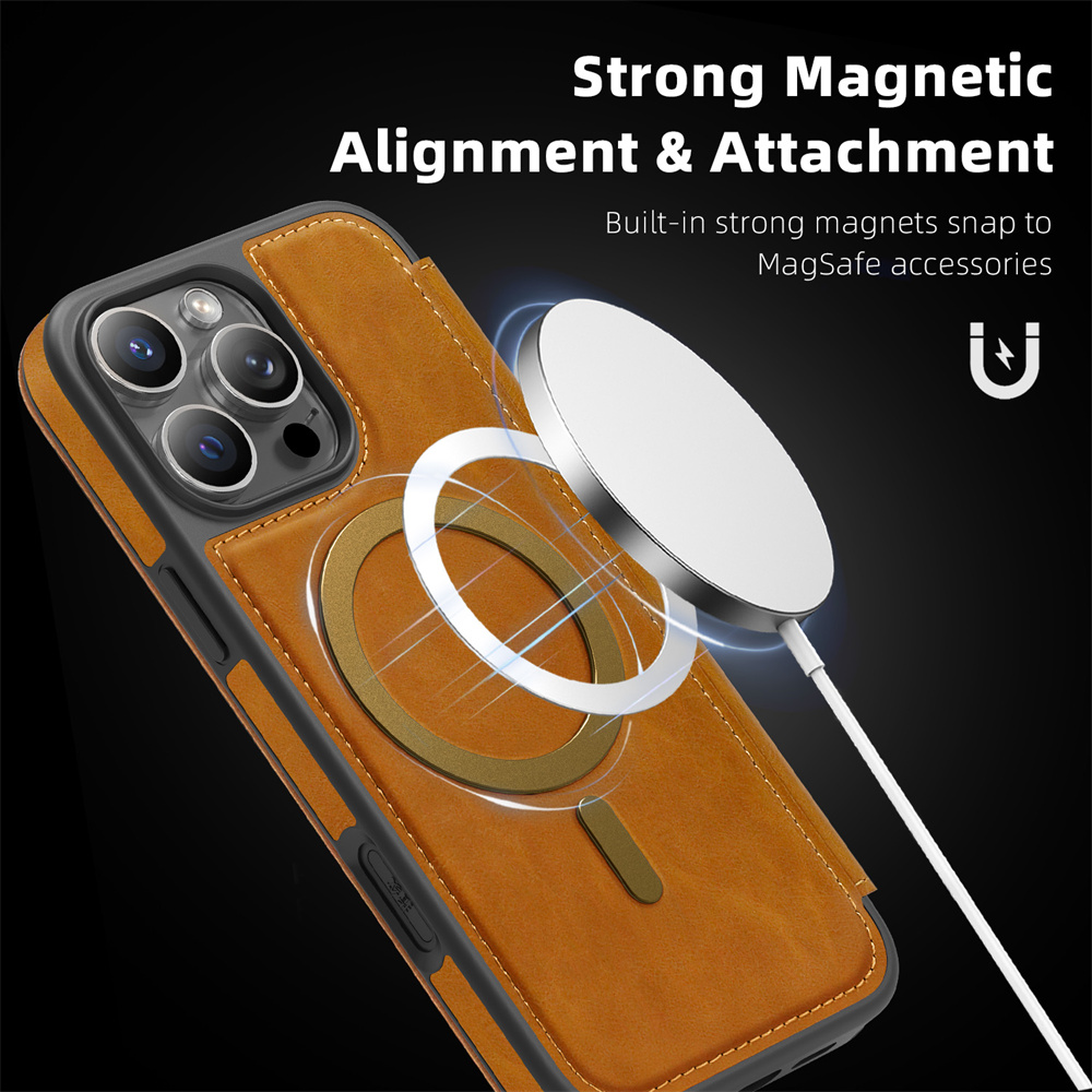 Magnetic Flip Leather Phone Ca - Phone Wallet Combo ulasan dan harga