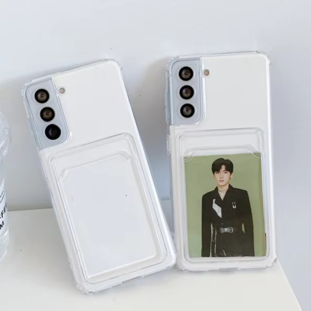 Clear Silicone Card Slot Holde - Phone Wallet Combo ulasan dan harga