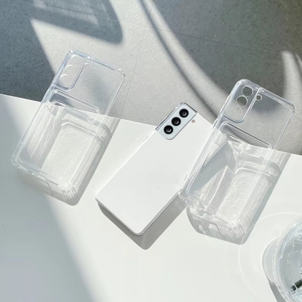 Clear Silicone Card Slot Holde - Phone Wallet Combo ulasan dan harga