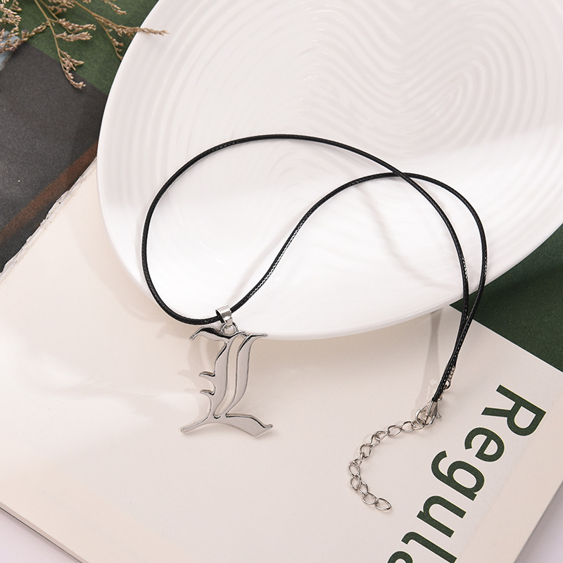 Anime Death Note L Logo Alloy  - Men Accessories Logo ulasan dan harga