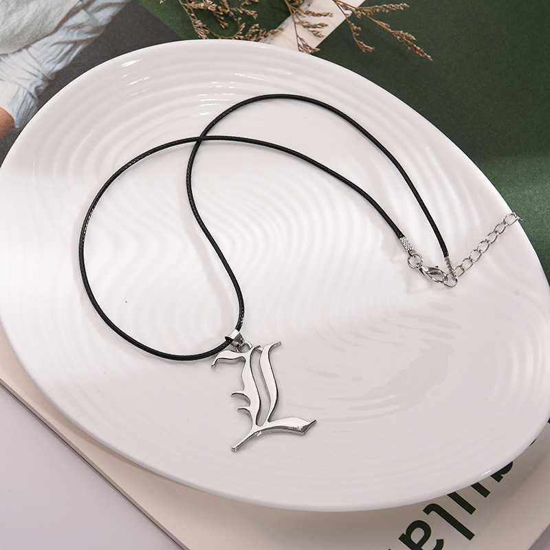 Anime Death Note L Logo Alloy  - Men Accessories Logo ulasan dan harga